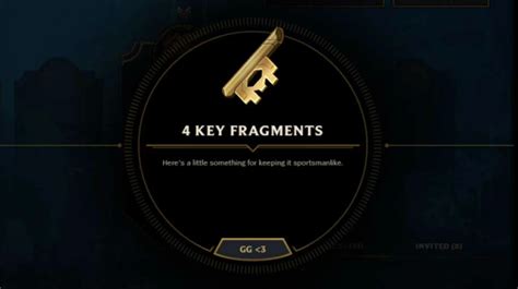 how to get key fragments gfinity.